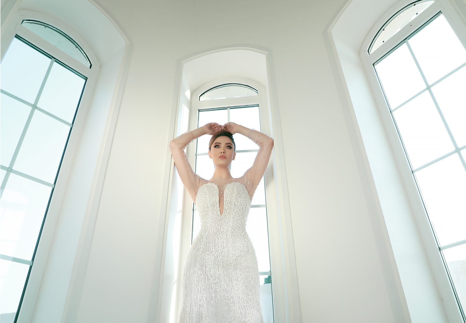 Wedding-day bridal makeup by Haleh