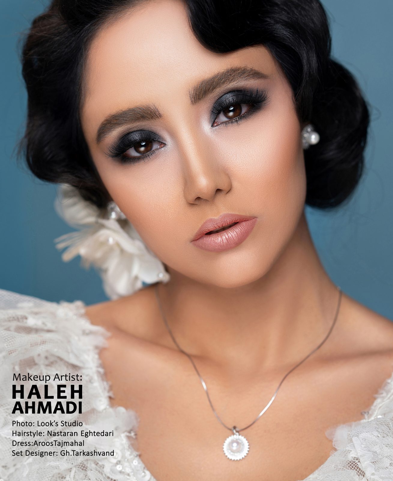 Natural professional makeup for a business headshot