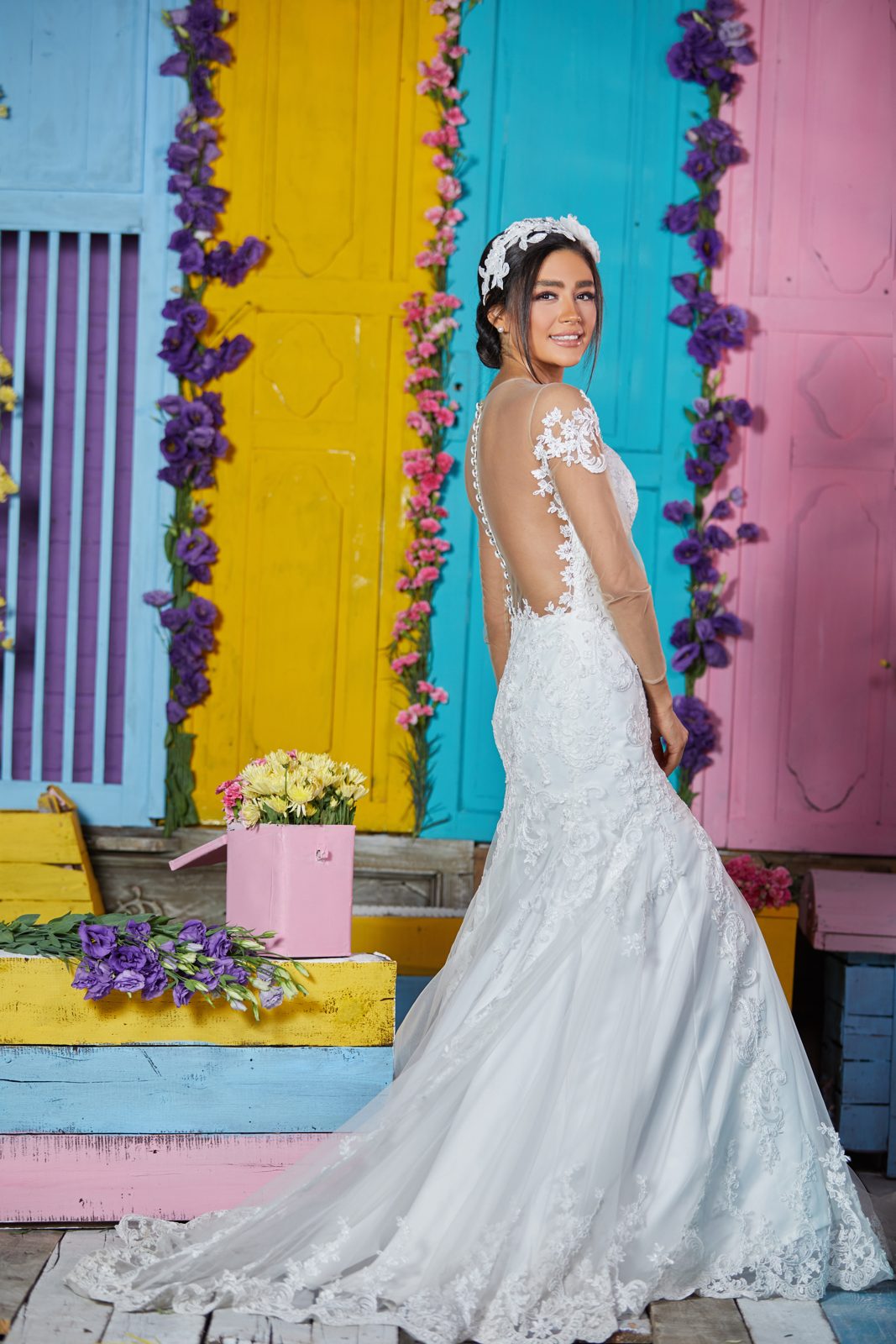 Choosing a bridal makeup look to suit your dress